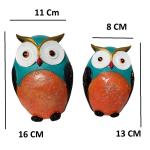 Egg Owl Set of 2 Idols - Unique & Charming Home Decor for Wisdom and Style