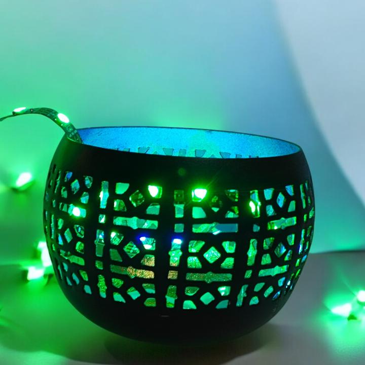 Designer Cup Tealight Holder Set (Pack of 2) – Elegant Lighting for Every Occasion