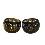 Designer Cup Tealight Holder Set (Pack of 2) – Elegant Lighting for Every Occasion