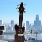 Artistic Miniature Guitar for Home Decor - Strings of Elegance