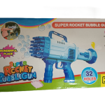 Super Rocket 32 Holes Bubble Gun Toy for Kids - Ultimate Bubble Fun!