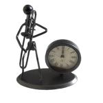 Decorative Musical Metal Stand with Clock   - Timeless Home Decor