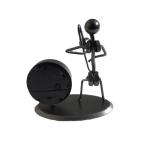 Decorative Musical Metal Stand with Clock   - Timeless Home Decor