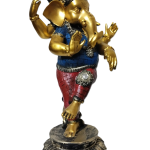 Standing Ganesha Idol in Natraj Pose - Divine & Artistic Home Decor for Spiritual Balance