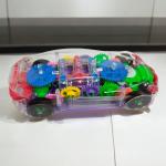 Transparent Concept Racing Car with Sound & Light – Fun Toy for Kids