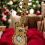 Artistic Miniature Guitar with Watch  – Strings of Elegance for Home Décor