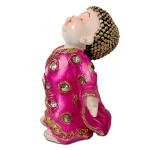Adorable Baby Pink Buddha Idol - Invite Serenity into Your Home