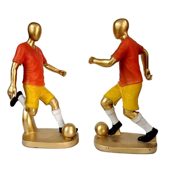 Dynamic Football Player Idol - A Tribute to the Spirit of the Game