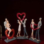 Romantic Heart Couple Idol Set of 3- Symbol of Everlasting Love