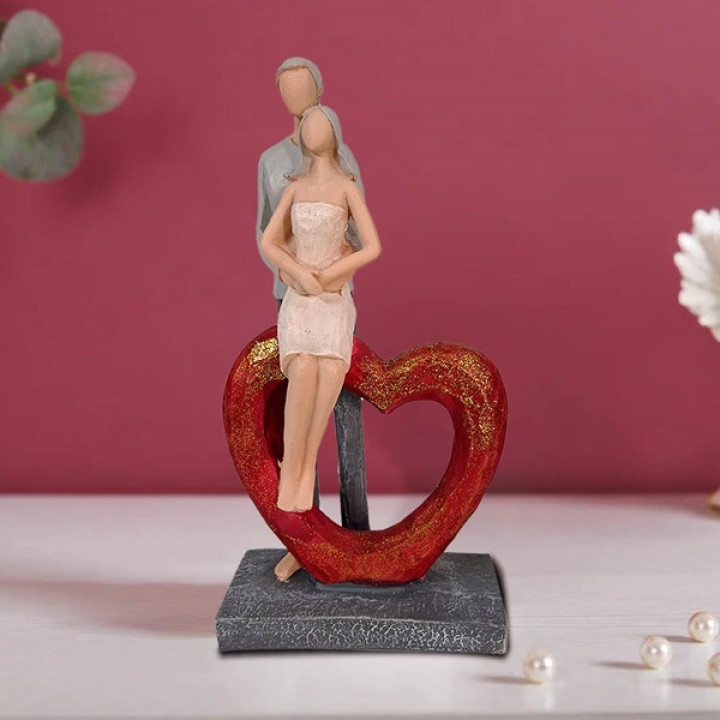 Romantic Heart Love Couple Idol Symbol of Everlasting Love