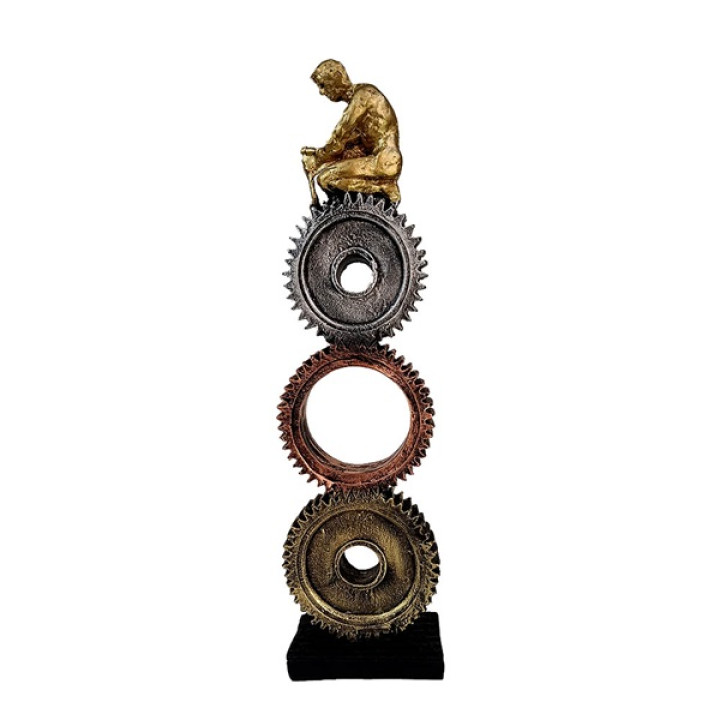 Futuristic Top Gear Machine Man Idol Set of 1 - A Unique Blend of Art and Technology