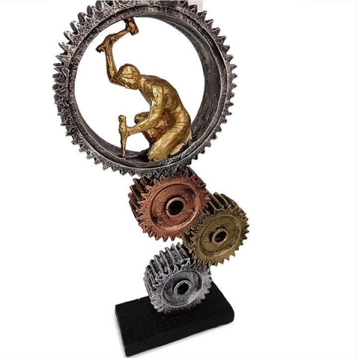 Futuristic Top Gear Machine Man Idol Set of 1 - A Unique Blend of Art and Technology