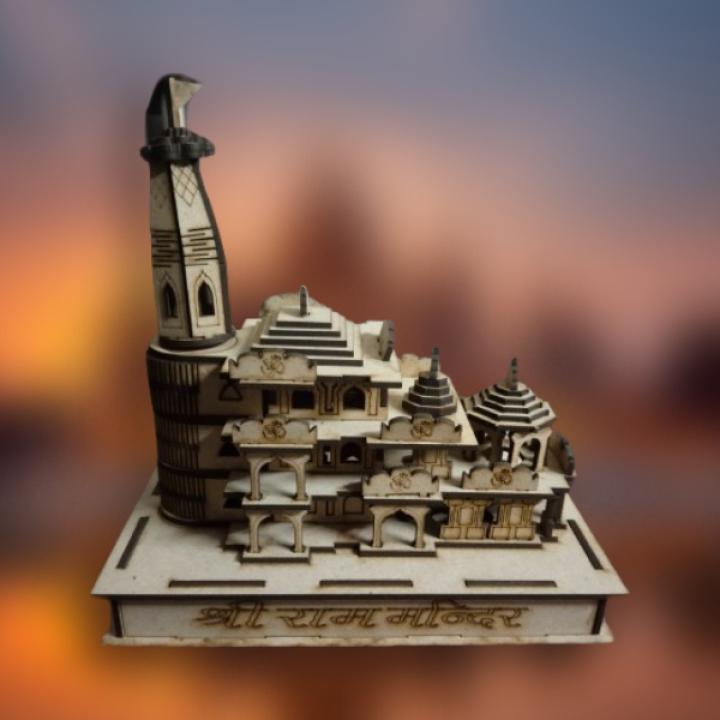 Exquisite RAM Temple Ayodhya Model  – Perfect for Home Decor or Educational Displays